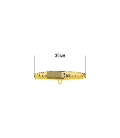 Alfiler Oro 18 Ktes Hoja Barroco<Alda Joyeros Flash Sale