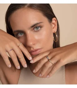 Anillo Aguamarina Always Oro Amarillo 18K<Alda Joyeros Online