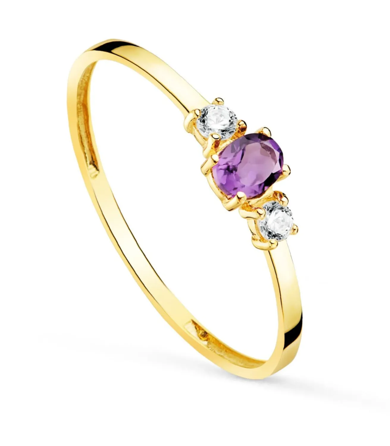 Anillo Amatista Oro Amarillo 18K Always<Alda Joyeros Hot