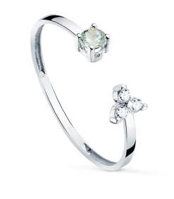 Anillo Bardot Ob 18K Aguamarina Y Diamantes<Alda Joyeros Shop