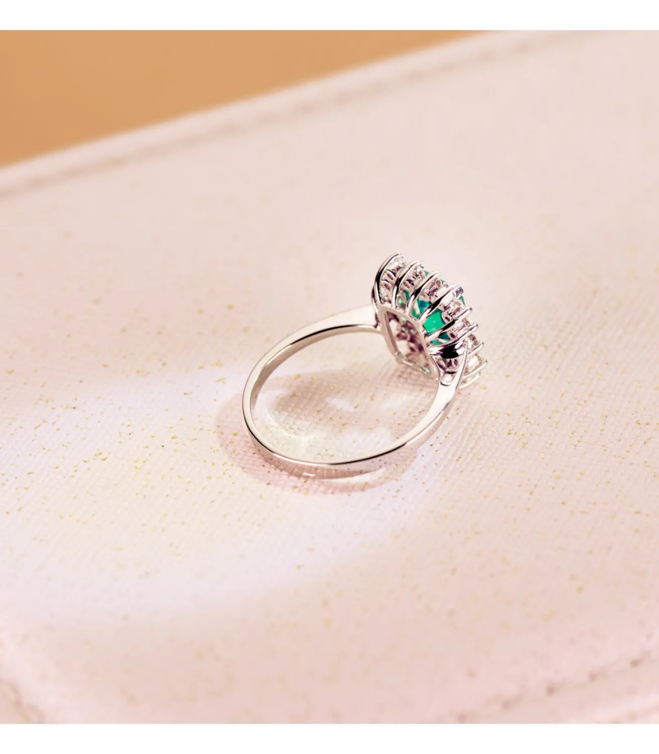 Anillo Carrie Oro 18K Esmeralda Y Diamantes<Alda Joyeros Store