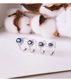 Anillo Galadriel 18K Zafiro 2.47 Q Diamantes<Alda Joyeros Flash Sale