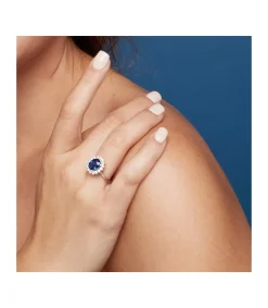 Anillo Galadriel 18K Zafiro 2.47 Q Diamantes<Alda Joyeros Flash Sale