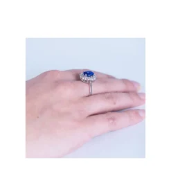 Anillo Galadriel 18K Zafiro 2.47 Q Diamantes<Alda Joyeros Flash Sale