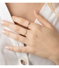 Anillo Gardner Oro 18K Diamantes 0.030 Qts. Amatista<Alda Joyeros Discount