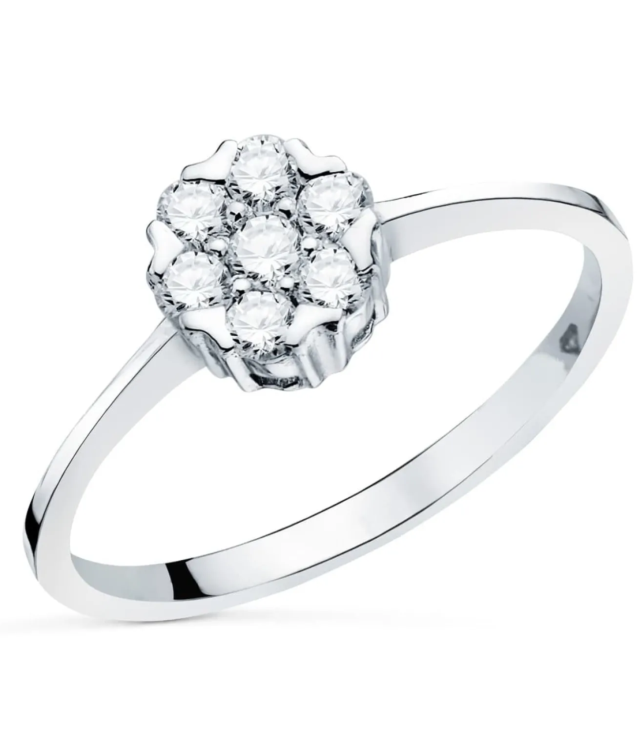 Anillo Indira Diamantes 0.301 Qtes. Ob 18K<Alda Joyeros Outlet