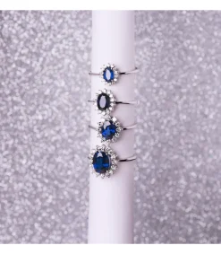Anillo Jasmin 0.14 Qtes.18 Ktes Zafiro 0.62 Q<Alda Joyeros Shop