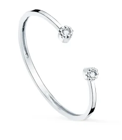 Anillo Kelly Oro Blanco 18K Diamantes 0.016 Qts.<Alda Joyeros Outlet