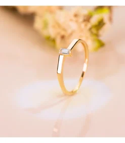 Anillo Meraki Oro 18K Barreta Topacio Azul<Alda Joyeros Discount