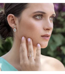 Anillo Mujer Oro Amarillo 18K Rombo Amatista<Alda Joyeros New