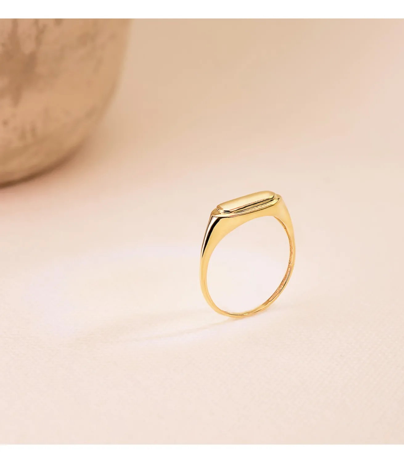 Anillo Sello Arc Oro 18K<Alda Joyeros Best