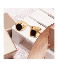 Anillo Sello Guido Oro Amarillo 18K Piedra Onix<Alda Joyeros Clearance