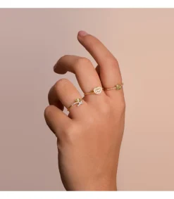 Anillo Sello Mujer Crush Oro 18K<Alda Joyeros New