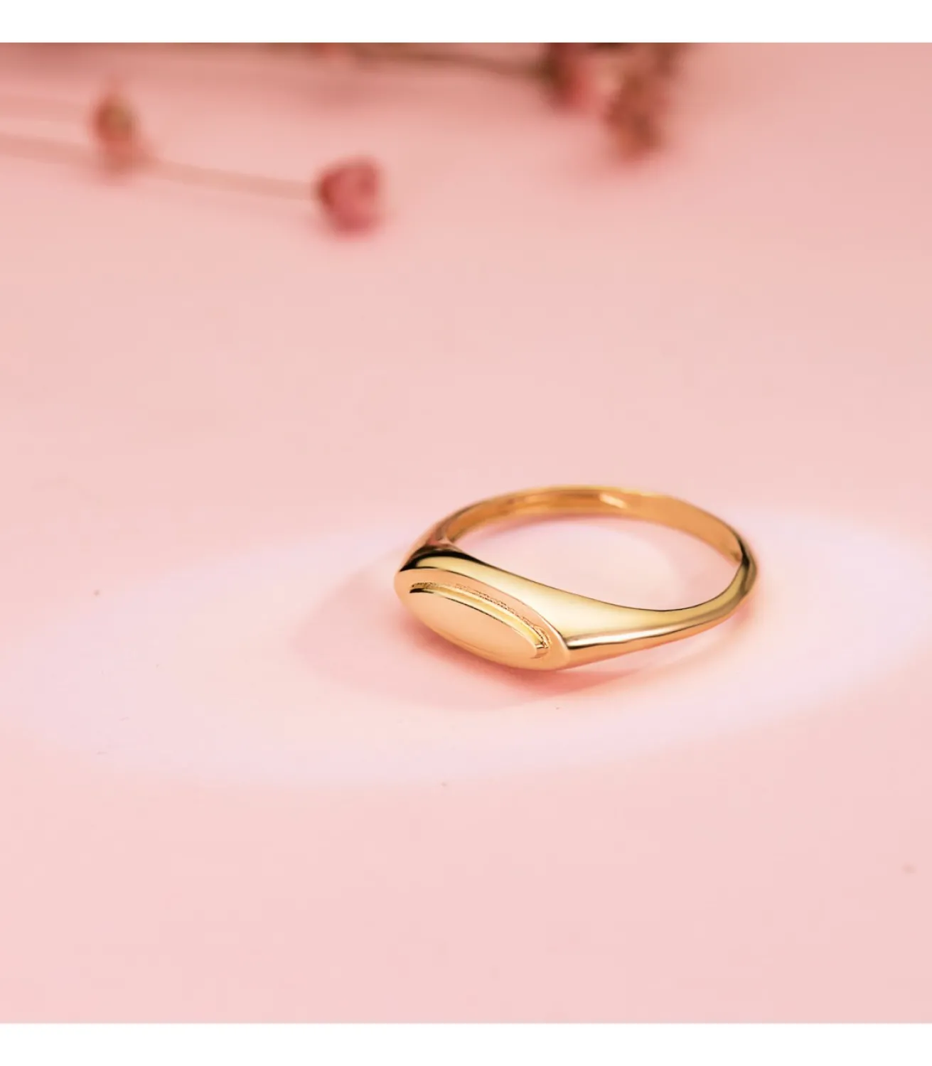 Anillo Sello Ojival Oro 18K<Alda Joyeros New