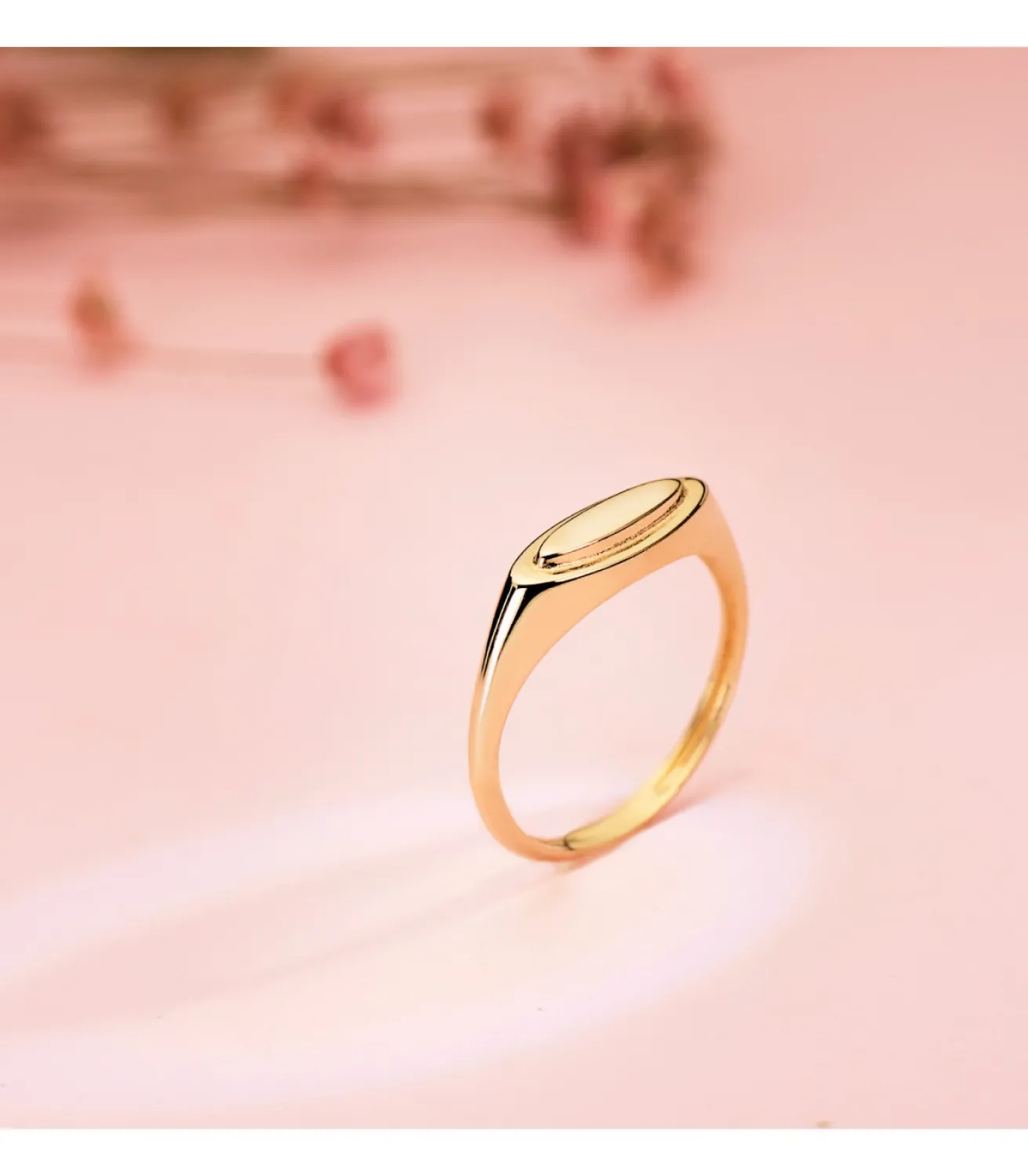 Anillo Sello Ojival Oro 18K<Alda Joyeros New