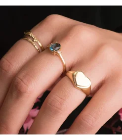 Anillo Topacio London Blue Glow Oro 18K<Alda Joyeros Best Sale