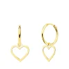 Aros Colgante Corazon Oro Amarillo 18K<Alda Joyeros Hot