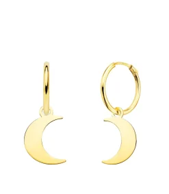 Aros Colgante Luna Oro Amarillo 18K<Alda Joyeros Sale