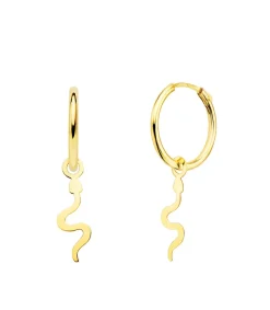Aros Colgante Serpiente Oro Amarillo 18K<Alda Joyeros Cheap