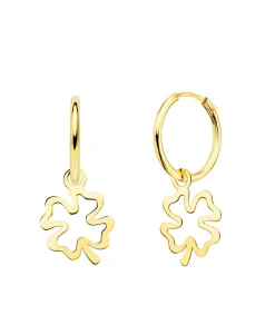 Aros Colgante Trebol Oro Amarillo 18K<Alda Joyeros Cheap