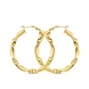 Aros Gallonados Oro Amarillo 18 K 31 Mm<Alda Joyeros Best Sale