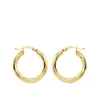 Aros Huecos Brillo Oro Amarillo 18 K 21 Mm<Alda Joyeros Store
