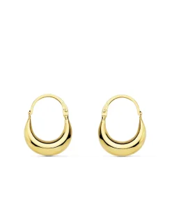 Aros Morcilla Oro Amarillo 18K 15 Mm<Alda Joyeros Discount