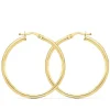 Aros Mujer Skinny Oro Amarillo 18K 33 Mm<Alda Joyeros Outlet