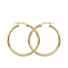 Aros Redondos Huecos Oro Amarillo 18 K 29 Mm<Alda Joyeros Best Sale