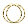 Aros Redondos Huecos Oro Amarillo 18 K 46 Mm<Alda Joyeros Best