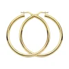 Aros Redondos Oro Amarillo 18 K 41 Mm<Alda Joyeros Cheap