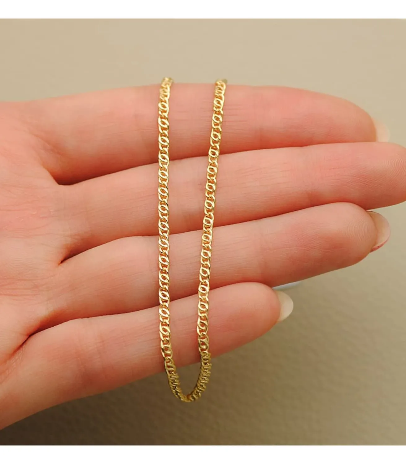 Cadena Ancla Oro Amarillo 18K 2 Mm 50Cm<Alda Joyeros Outlet