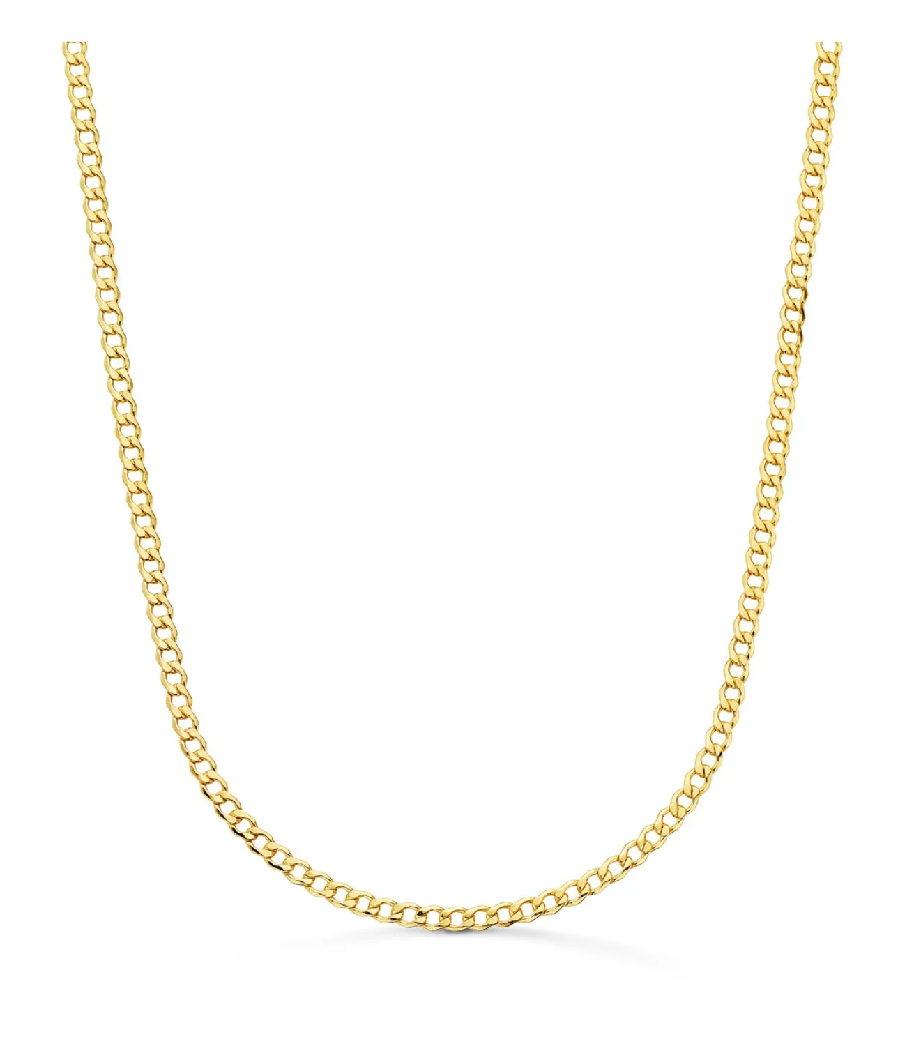 Cadena Barbada 2.5 Mm Oro 18K 60 Cm<Alda Joyeros Online