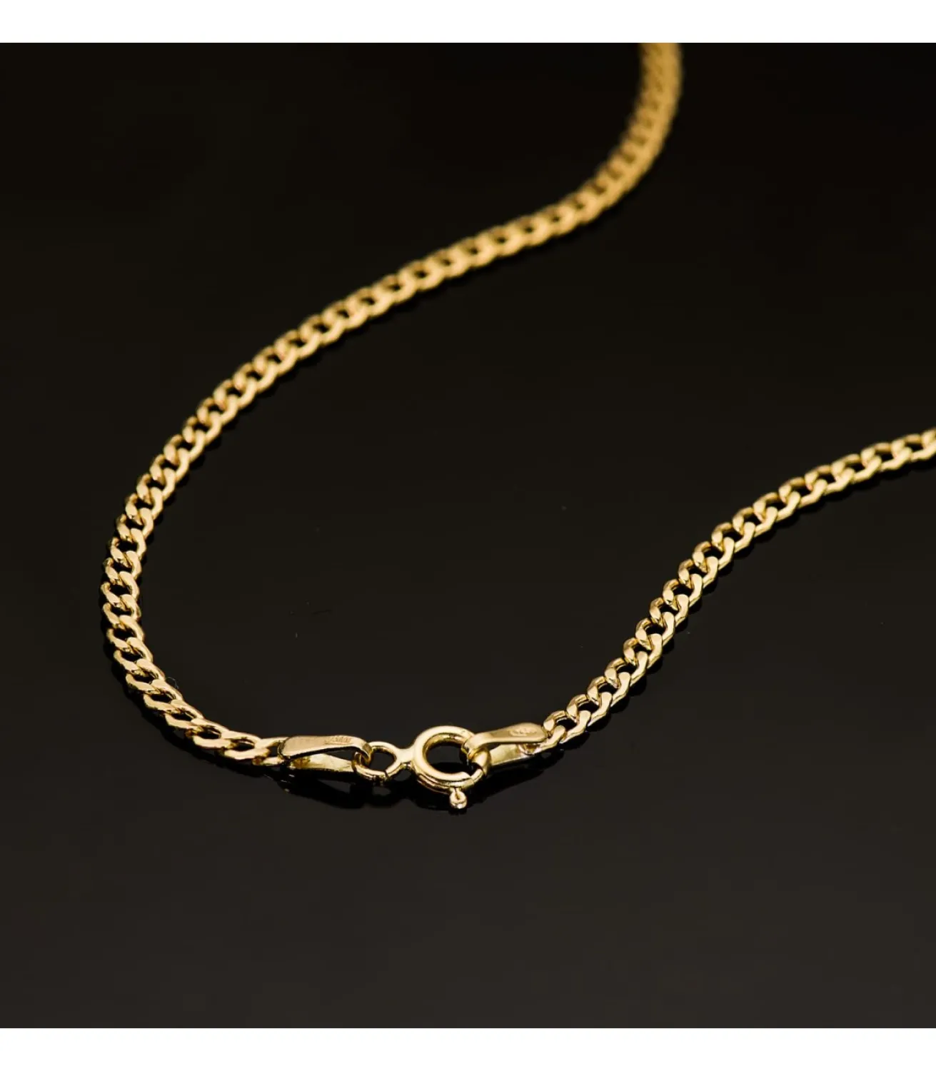 Cadena Barbada 2.5 Mm Oro 18K 60 Cm<Alda Joyeros Online