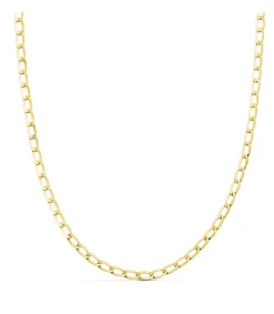 Cadena Bilbao Plana 3.5 Mm Oro 18K 60 Cm<Alda Joyeros Fashion