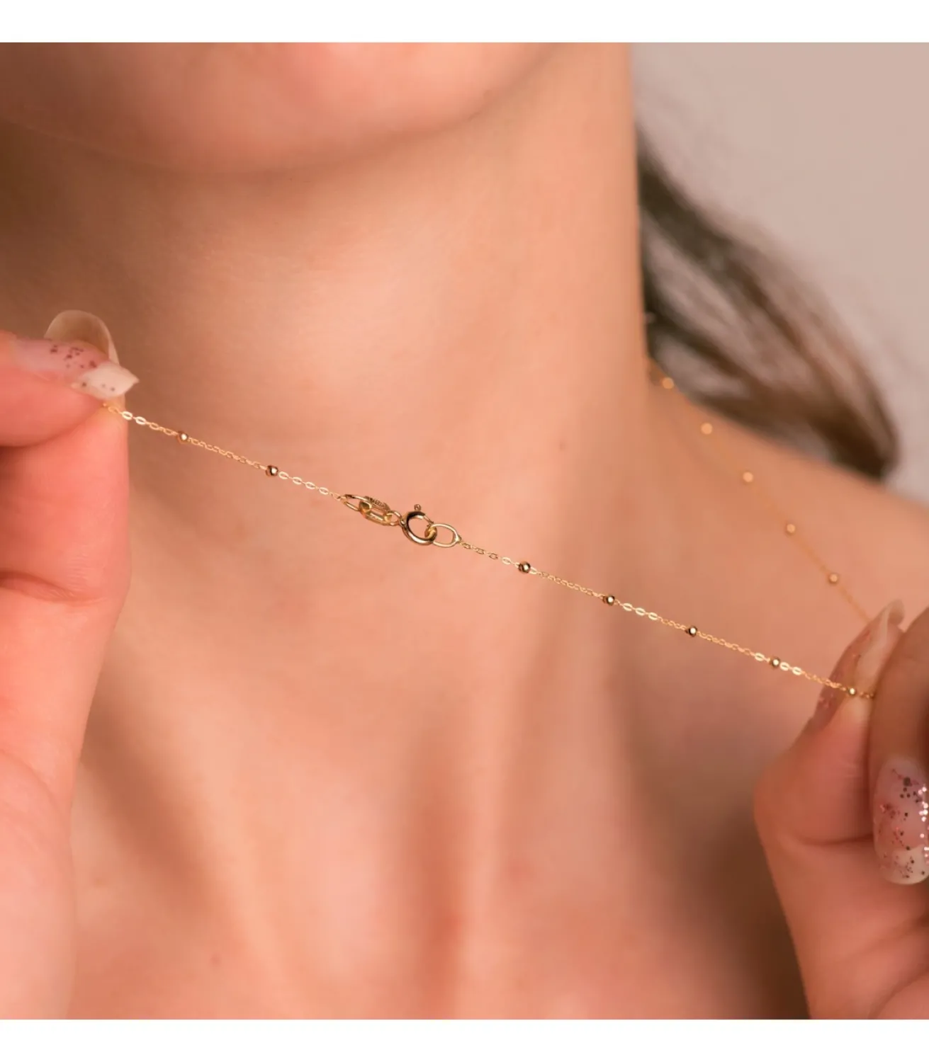 Cadena Bolitas Forzada 40Cm Oro 18K<Alda Joyeros Fashion