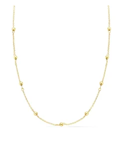 Cadena Bolitas Forzada Oro 18K 45Cm<Alda Joyeros Shop