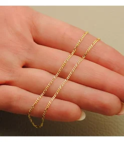 Cadena Fina Figaro Oro 18K 1 Mm 60Cm<Alda Joyeros Outlet