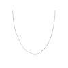 Cadena Forzada 18 K Oro Blanco 50 Cm<Alda Joyeros New