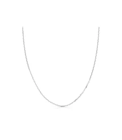 Cadena Forzada 18 K Oro Blanco 40 Cm<Alda Joyeros Discount