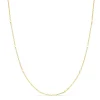 Cadena Forzada Oro 18K Cubos 1 Mm 45Cm<Alda Joyeros Store