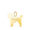 Caniche Colgante Personalizado Perro Oro 18K<Alda Joyeros Online