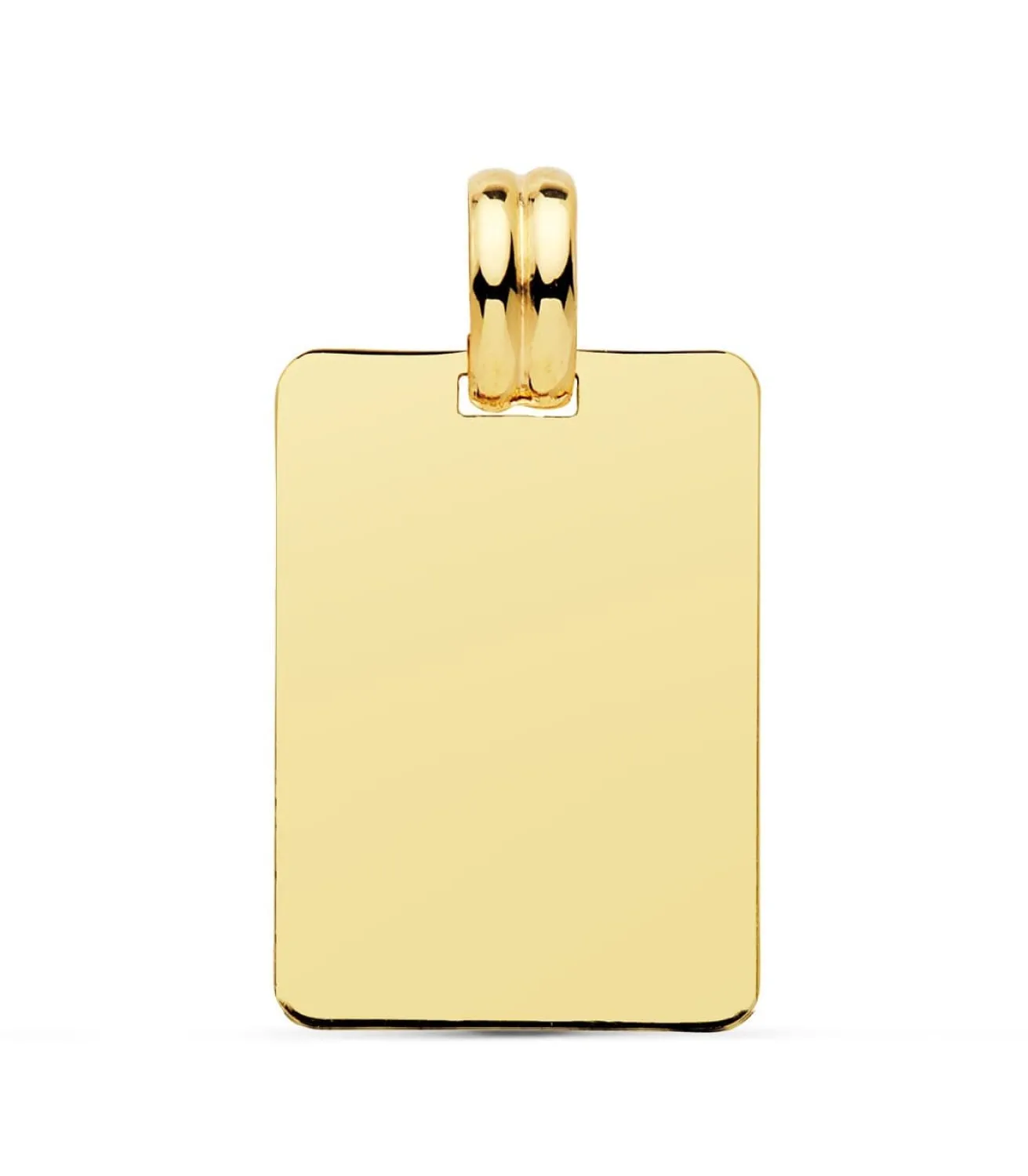 Chapa Colgante Plana Oro 18K 24 Mm<Alda Joyeros New