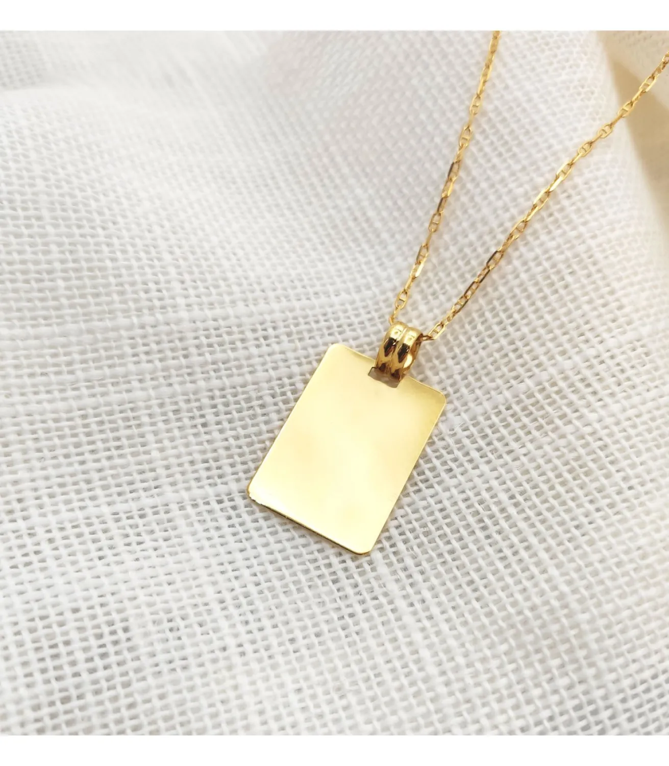 Chapa Colgante Plana Oro 18K 24 Mm<Alda Joyeros New