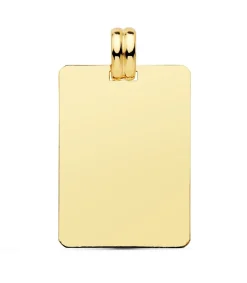 Chapa Colgante Plana Oro 18K 28 Mm<Alda Joyeros Best Sale