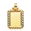 Chapa Labrada Colgante Oro 18 Ktes 28 Mm<Alda Joyeros Cheap