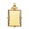 Chapa Rectangular Colgante Oro 18K 26 Mm<Alda Joyeros Cheap
