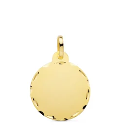 Chapa Redonda 20 Mm 18K Tallada<Alda Joyeros Hot