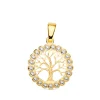 Colgante Arbol De La Vida Circonitas Oro Amarillo 18K<Alda Joyeros Clearance