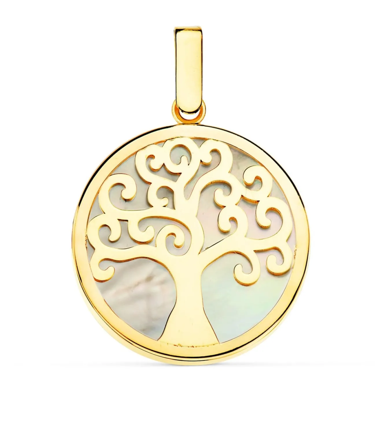 Colgante Arbol De La Vida 18 Ktes 20 Mm.<Alda Joyeros Flash Sale